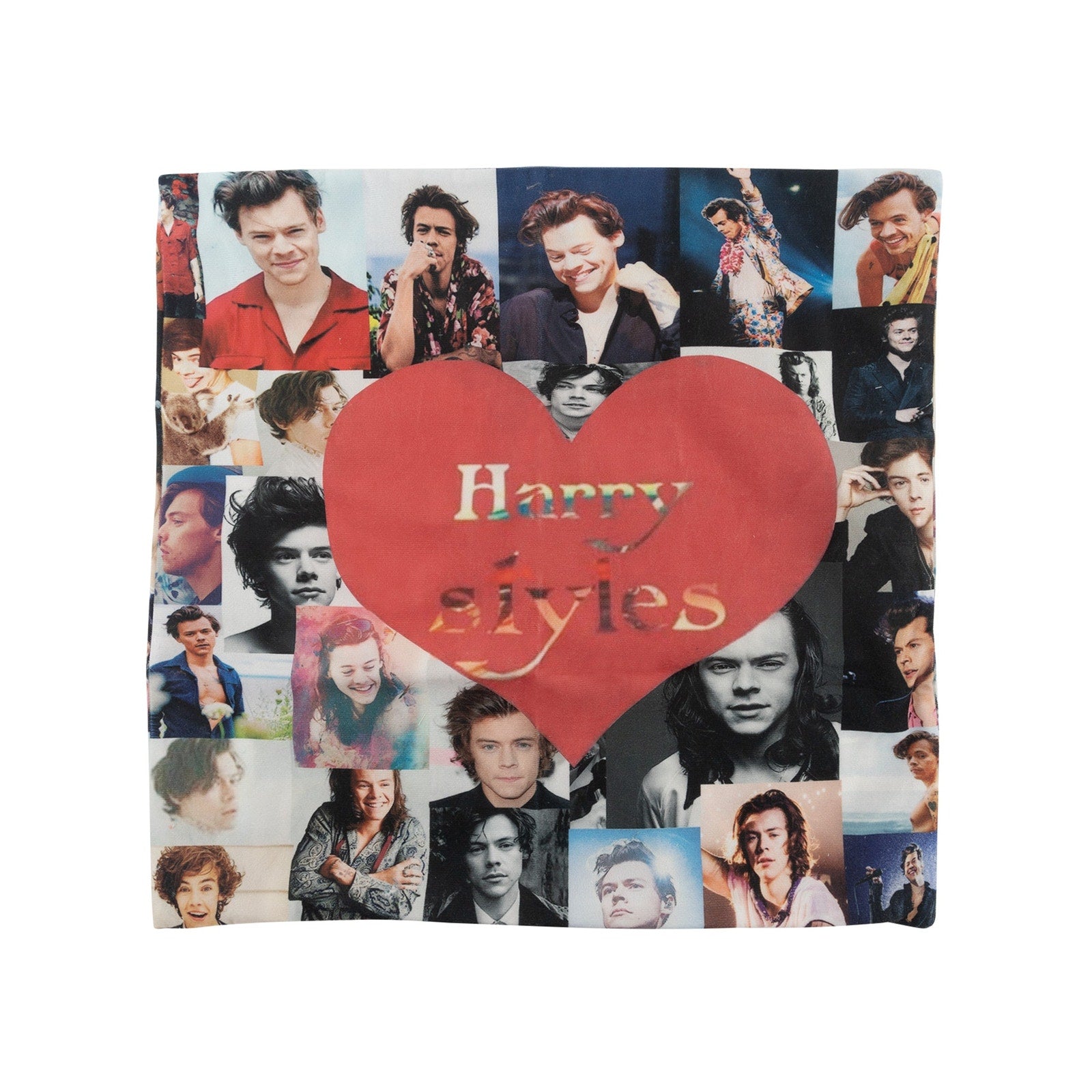 NEW - Harry Styles Pillow Case, 18" x 18" Double Sided Print w/Zip Closure