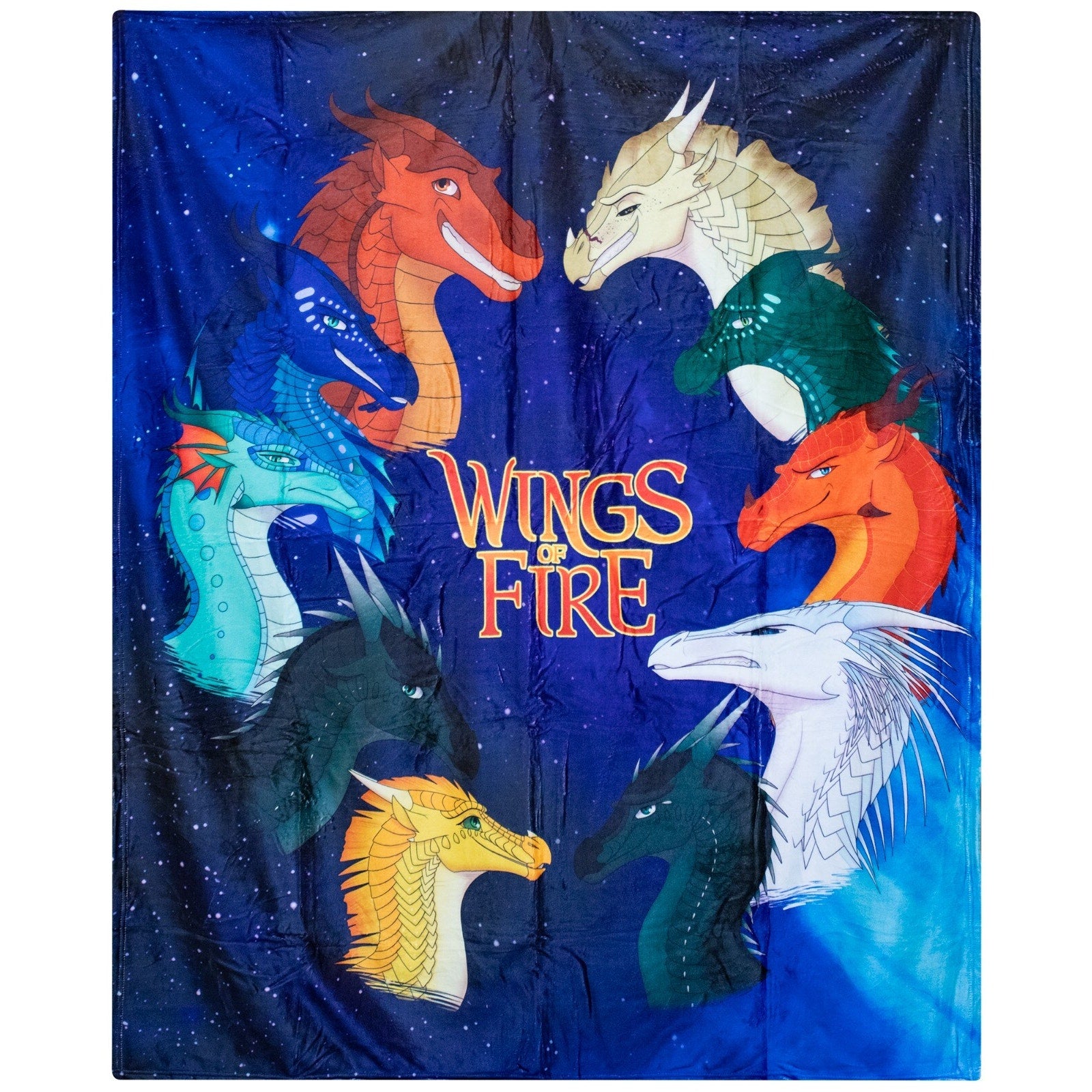 NEW Throw Blanket - Wings of Fire Dragons Silky Feel, Super Soft 60"x50" (Style 2)